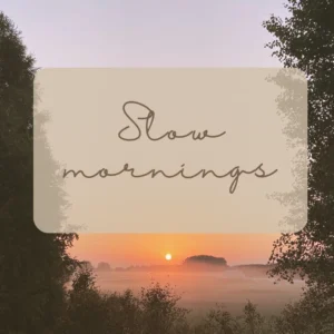 Slow Mornings - en skön start på helgen